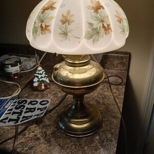 Beautiful Antique electric oil lamp